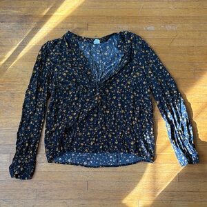 TREASURE AND BOND flower shirt